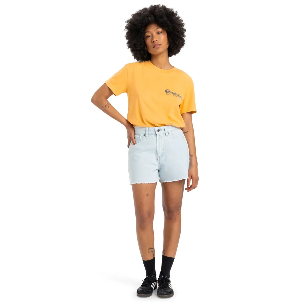 

Женские джинсовые шорты Quiksilver, серый