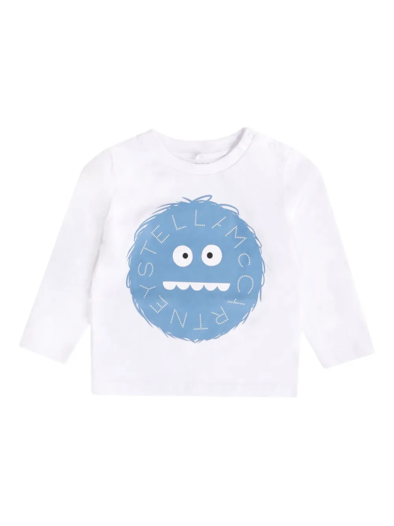 

Топ с длинными рукавами и графическим принтом Stella McCartney Kids, белый