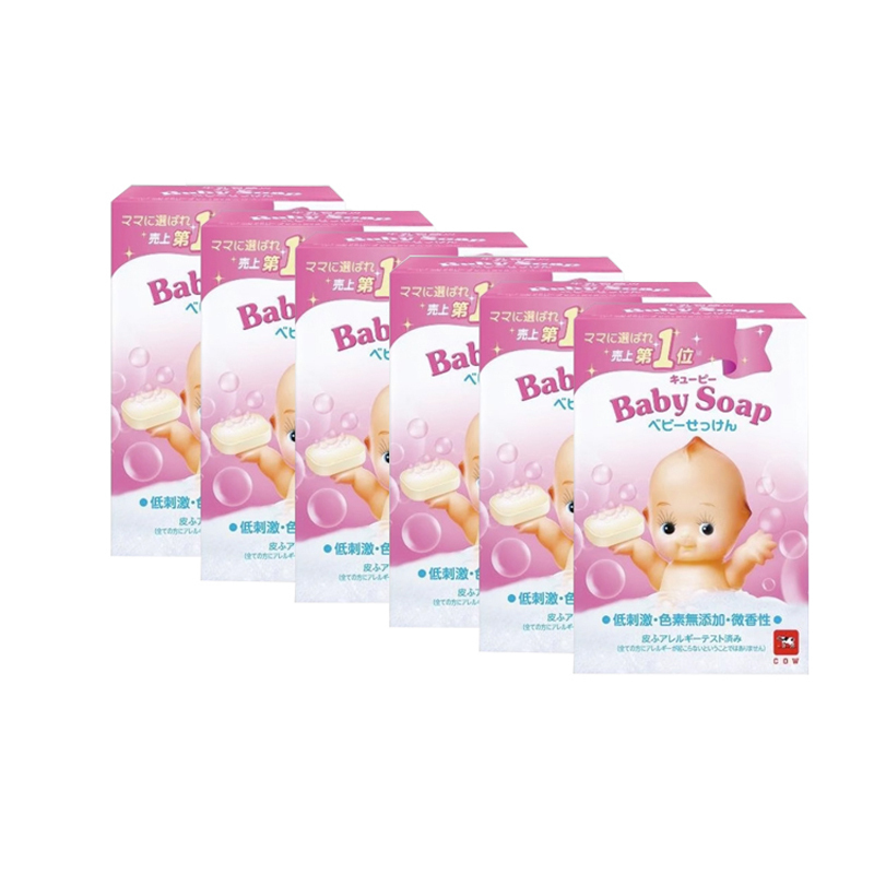 Детское мыло Baby Skin для смягчения кожи COW SOAP, 90g/6 blocks 540g — фото 4
