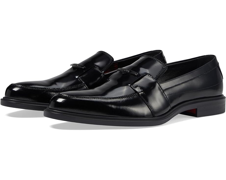 

Оксфорды HUGO Kerr Leather Monk Shoes, черный