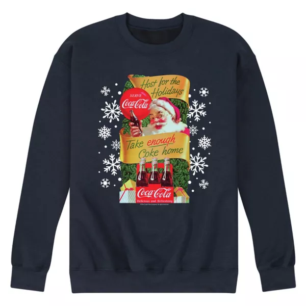 

Мужская толстовка Coca-Cola Host The Holidays Licensed Character, синий