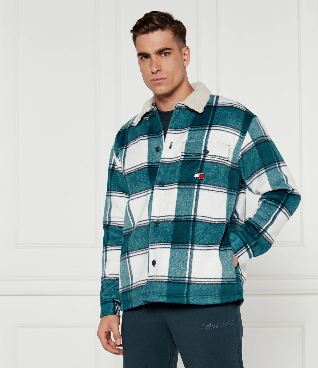 

Куртка Tommy Jeans Regular Fit, синий