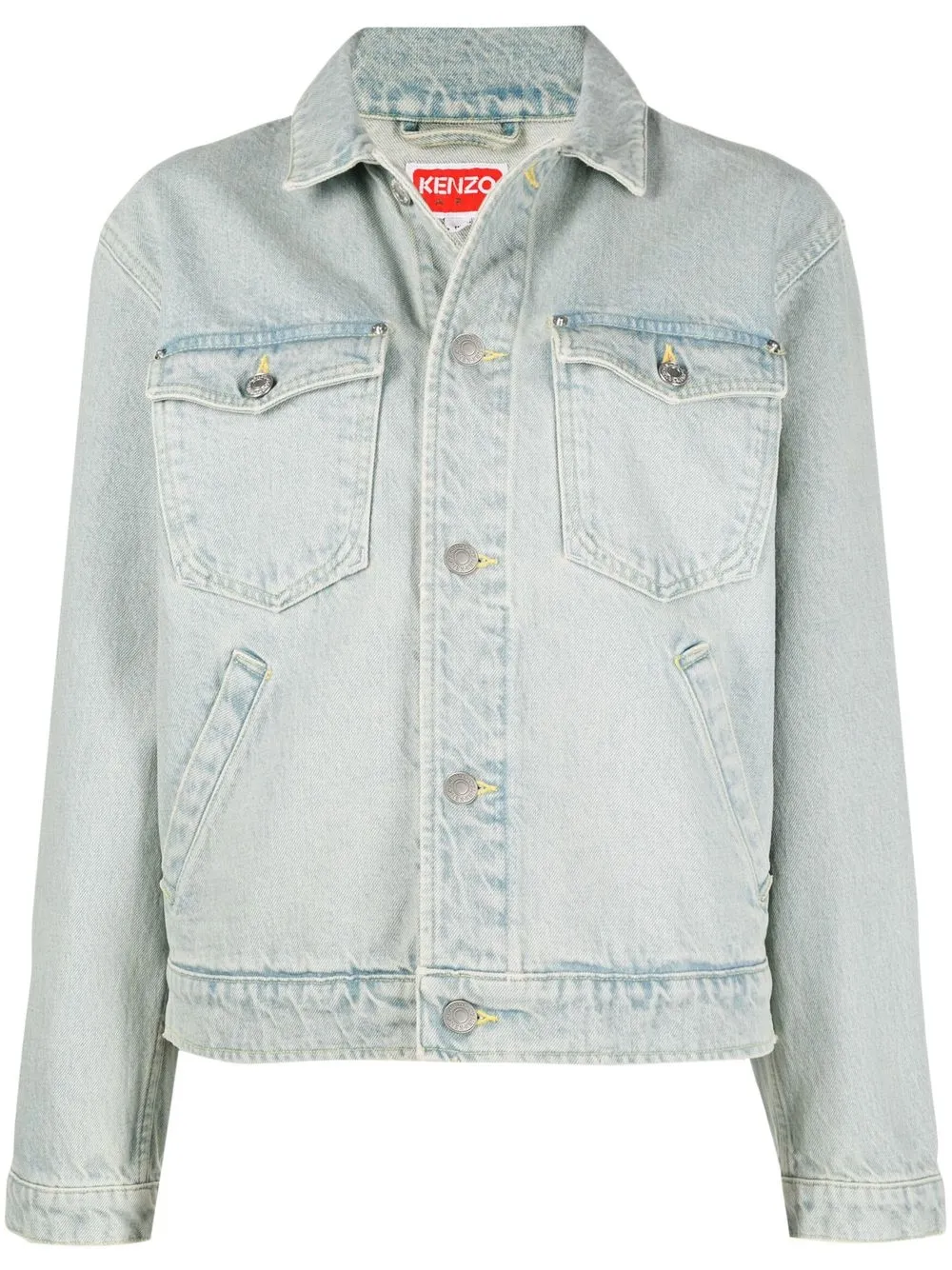 

Джинсовая куртка с цветочным принтом из коллаборации с Nigo KENZO, синий