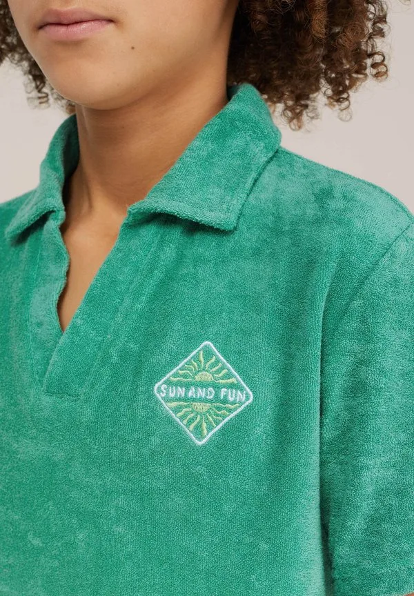 Рубашка поло We Fashion, Green — фото 3