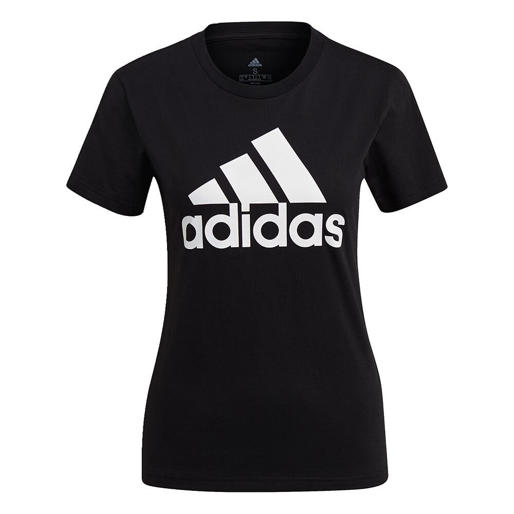 Футболка с коротким рукавом adidas Essentials Logo, черный — фото 2