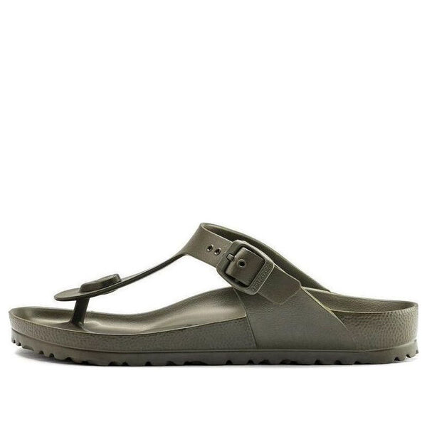 

Тапочки gizeh eva sandals 'olive green' Birkenstock, зеленый