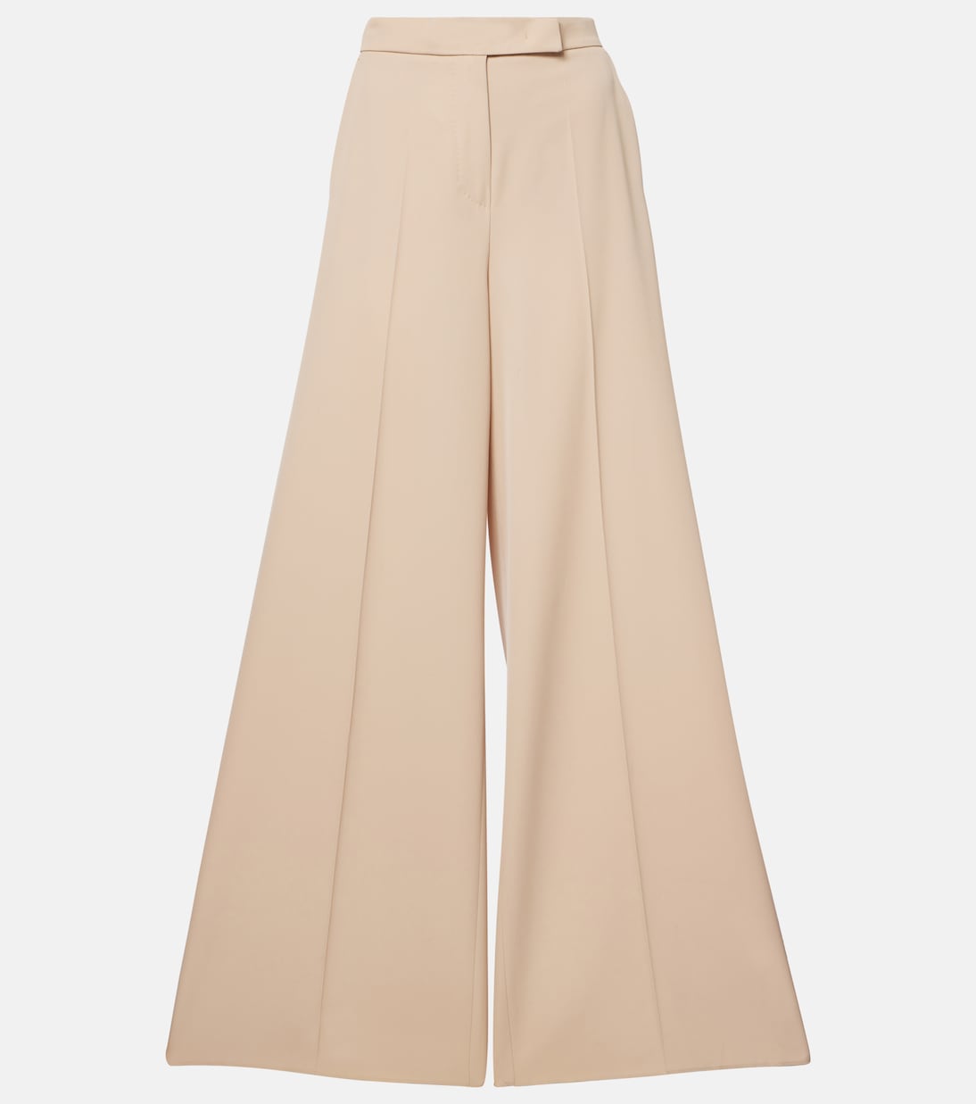 

Широкие шерстяные брюки Ninfa Max Mara, Albino