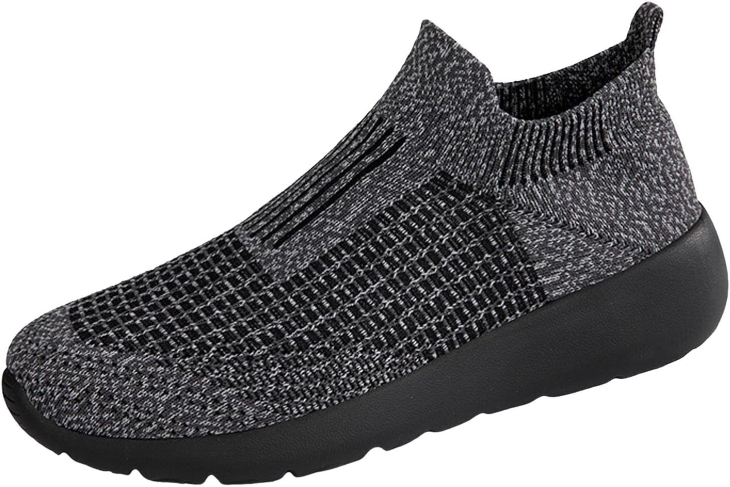 

Мужские кроссовки IWIHMIV Slip On для ходьбы, тенниса и бега, легкие, дышащие, повседневные и для тренировок, серый