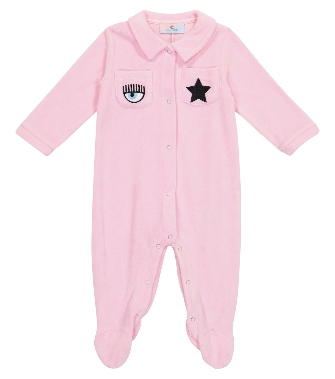 

Комбинезон из синели Baby Eyestar из коллаборации с Chiara Ferragni Monnalisa, Rosa Fairy Tail