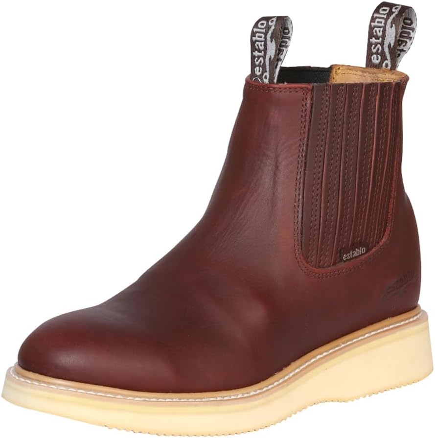 

Мужские ботинки до щиколотки с круглым носком, из цельной кожи с маслостойкой обработкой 551 Generic, Shedron