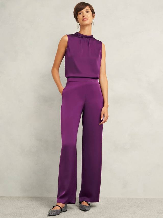 

Атласные брюки джудит Hobbs, цвет Vibrant Purple