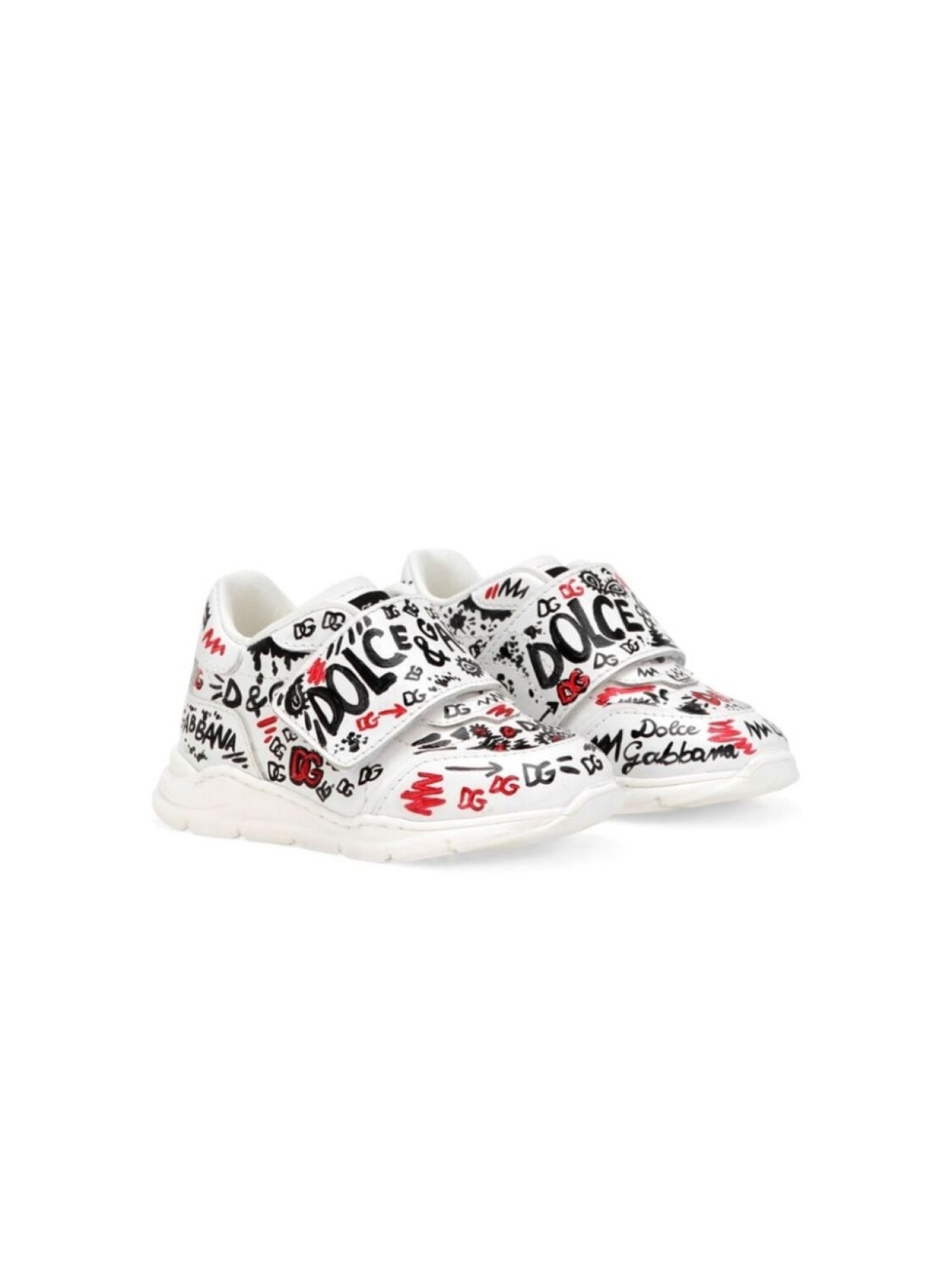 

Dolce & Gabbana Kids кроссовки с принтом, белый