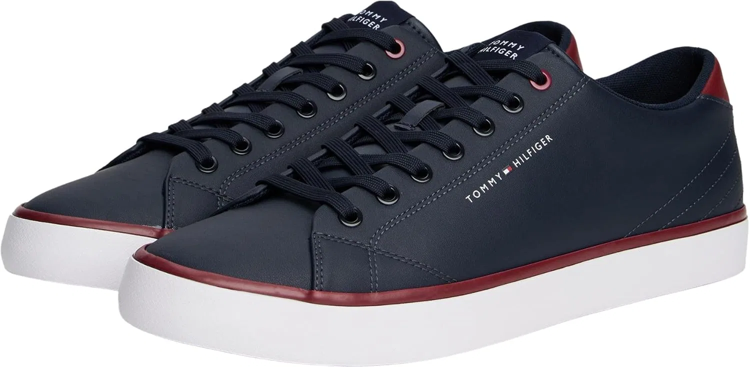 Мужские низкие вулканизированные кроссовки Tommy Hilfiger, Blue Desert Sky — фото 4