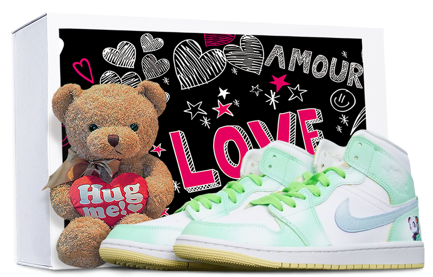 

Баскетбольные кроссовки Air 1 Vintage женские высокие белые/зеленые Jordan, Зеленый, Баскетбольные кроссовки Air 1 Vintage женские высокие белые/зеленые Jordan