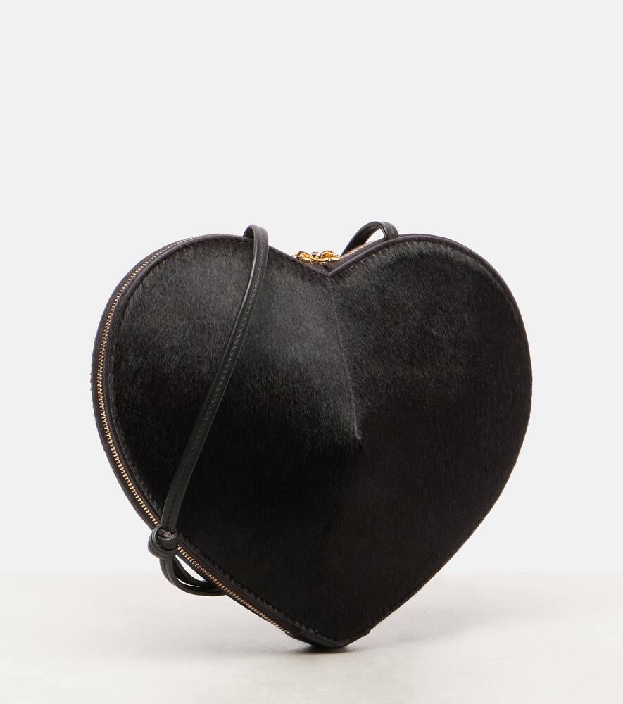 Сумка через плечо из телячьей кожи Le Cœur Alaïa, Chocolat — фото 4
