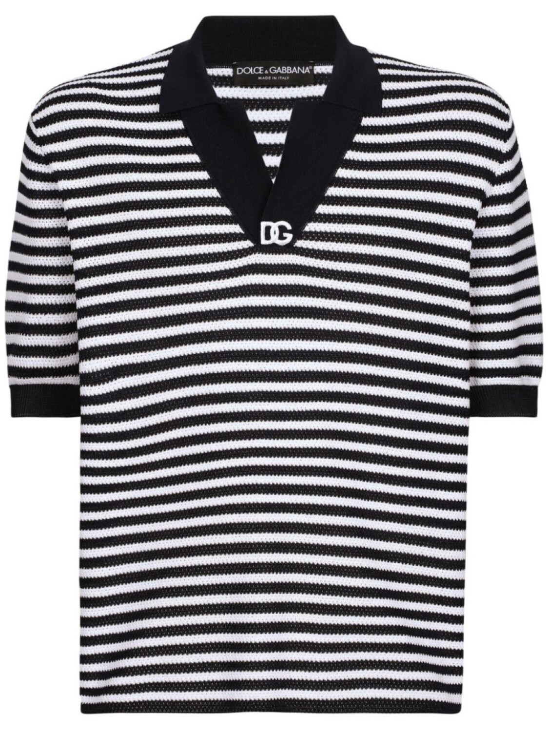 

Dolce & Gabbana полосатая рубашка поло, синий