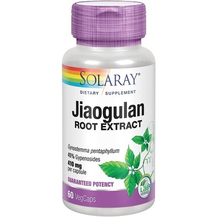 

Цзяогулан 820мг 60 растительных капсул 410мг Solaray