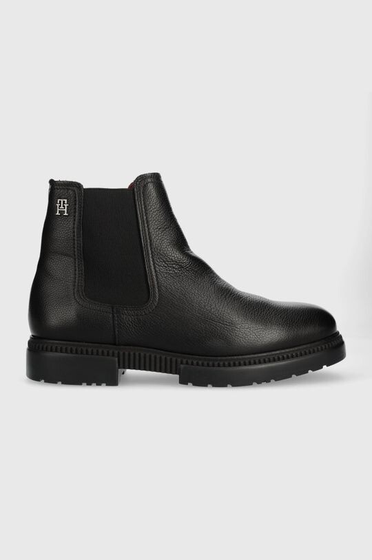 

Кожаные туфли COMFORT CLEATED THERMO LTH CHEL Tommy Hilfiger, черный