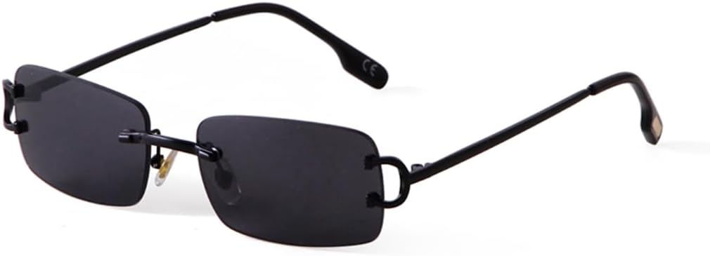 

Солнцезащитные очки с защитой UV400 | Синие без оправы, металлические градиентные линзы | для женщин и мужчин, для занятий спортом на открытом воздухе и вождения DSVIGF, 01