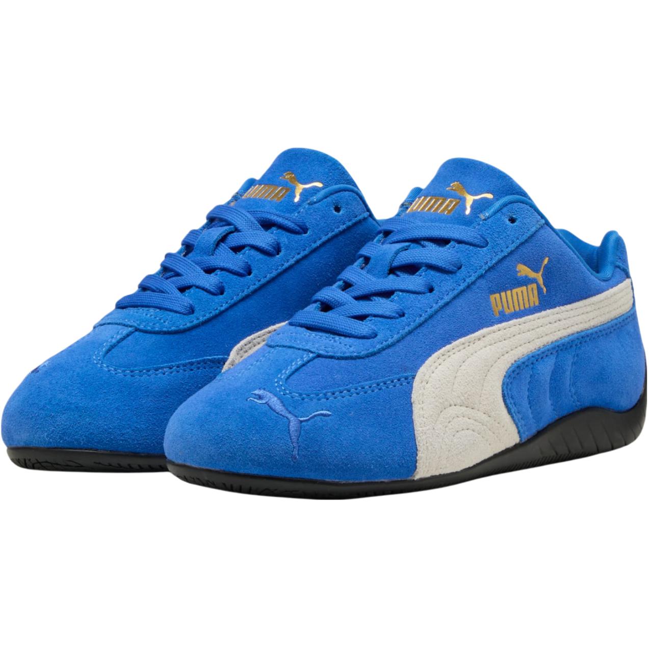 PUMA Speedcat устойчивые к истиранию низкие детские повседневные кроссовки Blue для подростков — фото 4