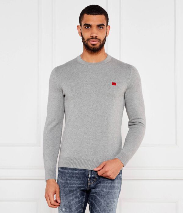 

Свитер Сан Кассий Regular fit Hugo, серый