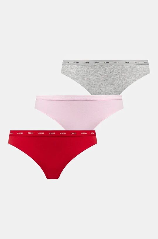

3 пары трусов Guess, красный