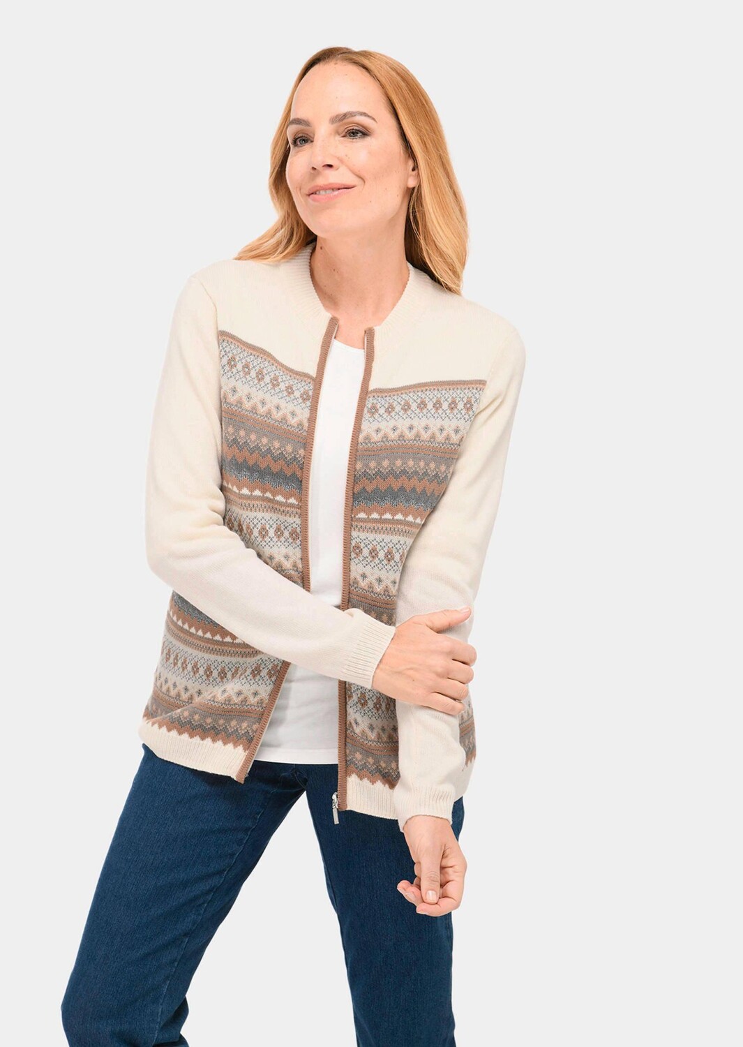 

Кардиган GOLDNER Jacke, кремовый
