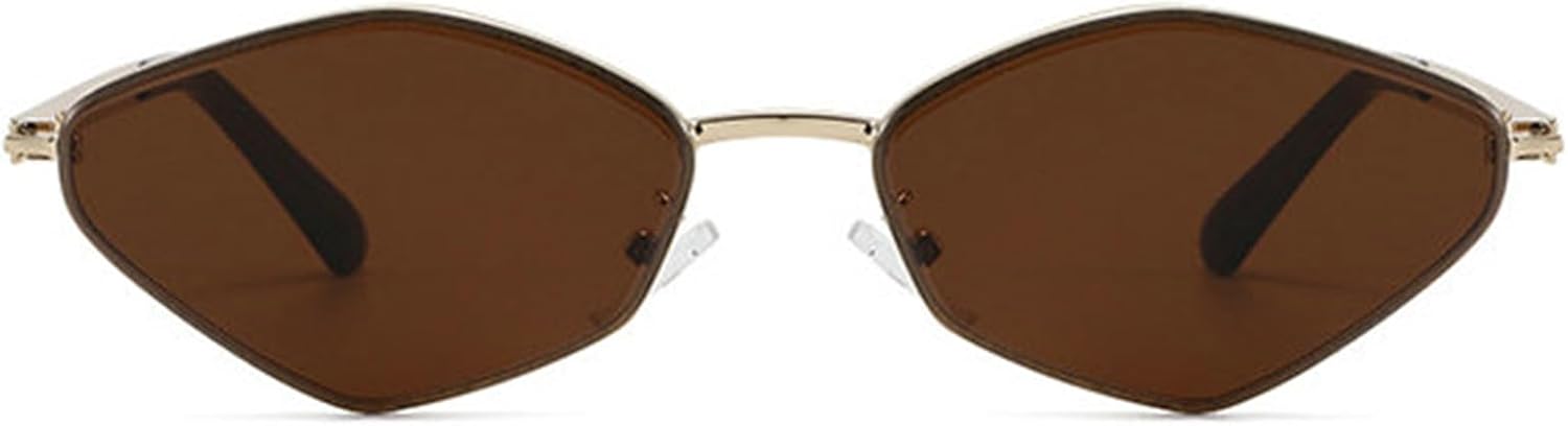 

Солнцезащитные очки Helena Fashion Hexagon для женщин и мужчин, роскошные, винтажные, в стиле панк, многоугольные, уникальные, неправильной формы, с защитой от УФ-излучения UV400, C2