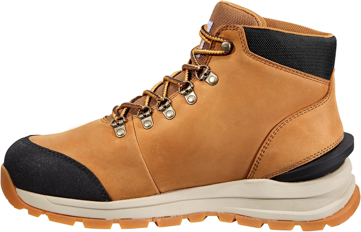 Мужские рабочие ботинки Carhartt Gilmore с водонепроницаемым мягким носком, высота 5 дюймов, Light Brown Oil Tanned — фото 4