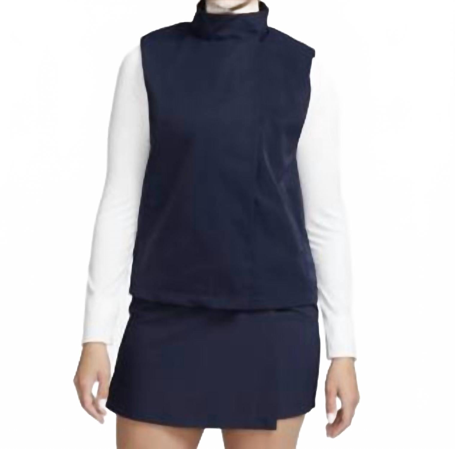 

Nike Женский водонепроницаемый жилет Repel черного цвета (обсидиан)