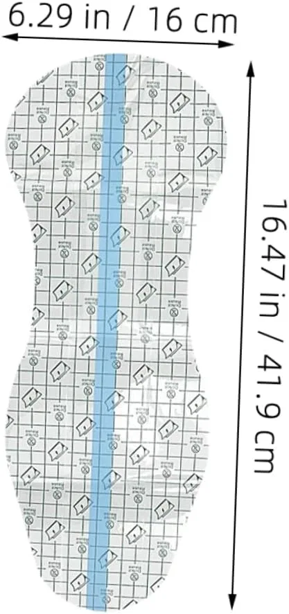 Патчи для глаз прозрачные Watiifufu, 1 шт, 41.9x16x0.1 см — фото 2