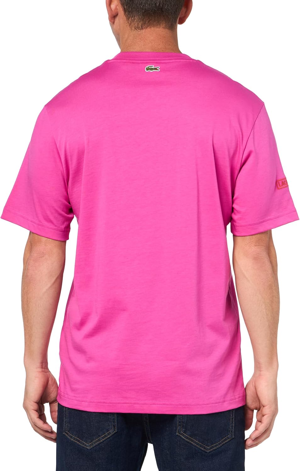 Мужская футболка Lacoste Classic Fit Paris Graphic, Malva — фото 2