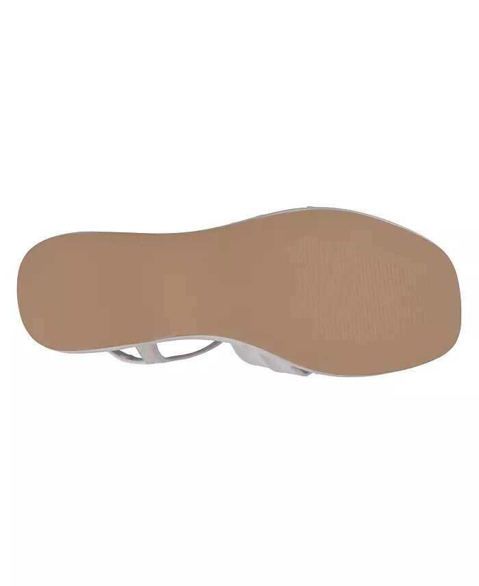 Женские босоножки на танкетке Analia на платформе GC Shoes, белый — фото 4