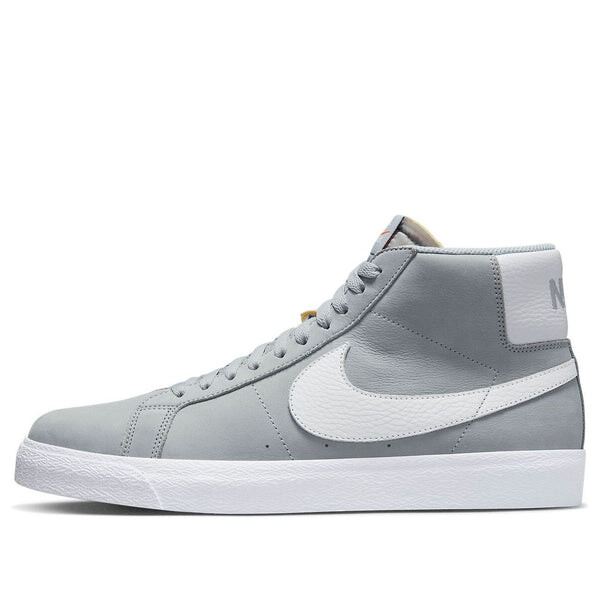 

Кроссовки sb blazer mid wolf grey Nike, серый