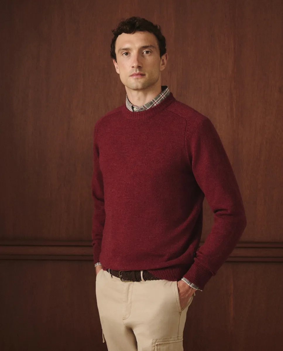 

Мужской джемпер из овечьей шерсти Lloyd's, оранжевый