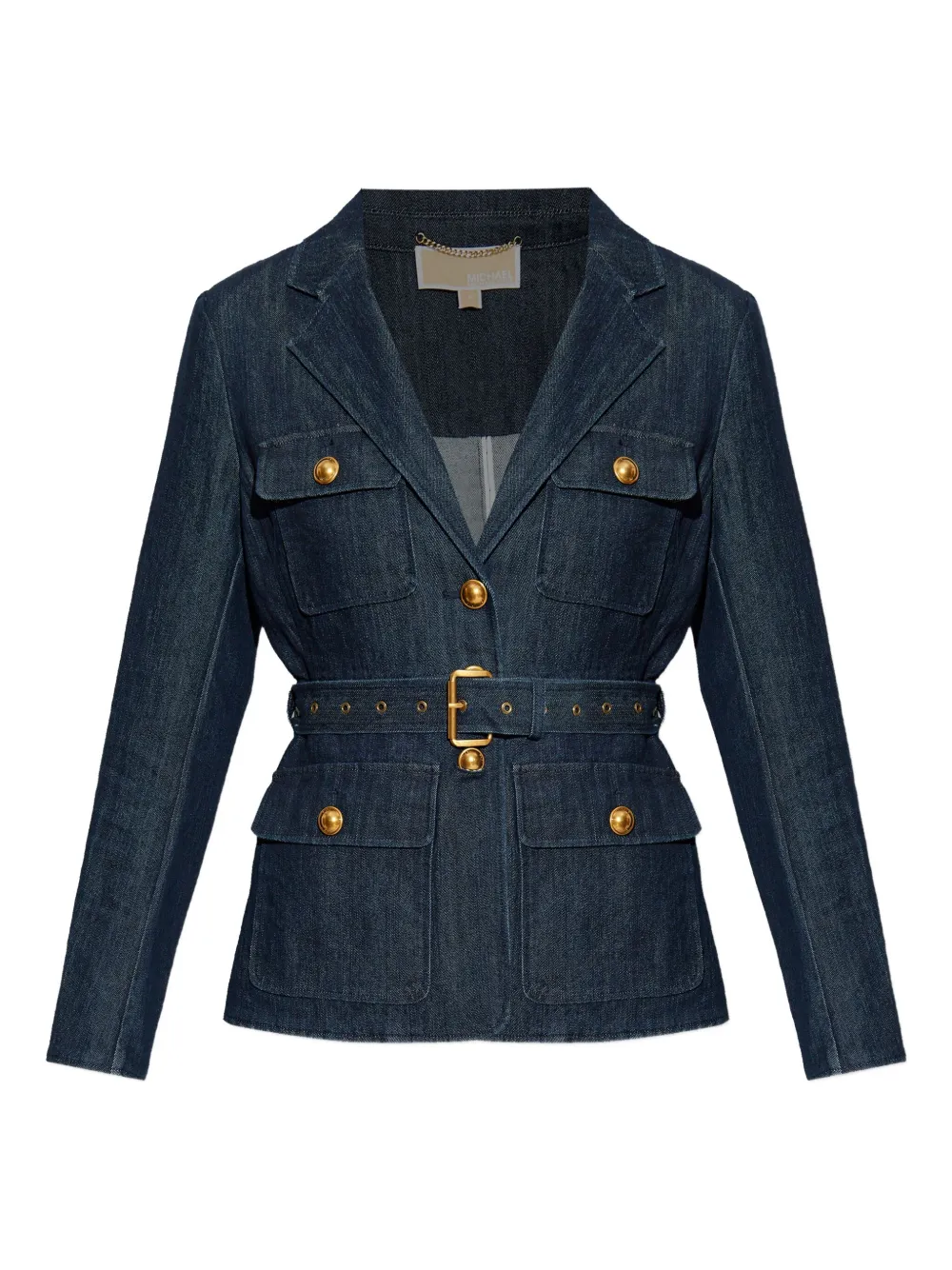 

Джинсовая куртка с поясом Michael Michael Kors, синий