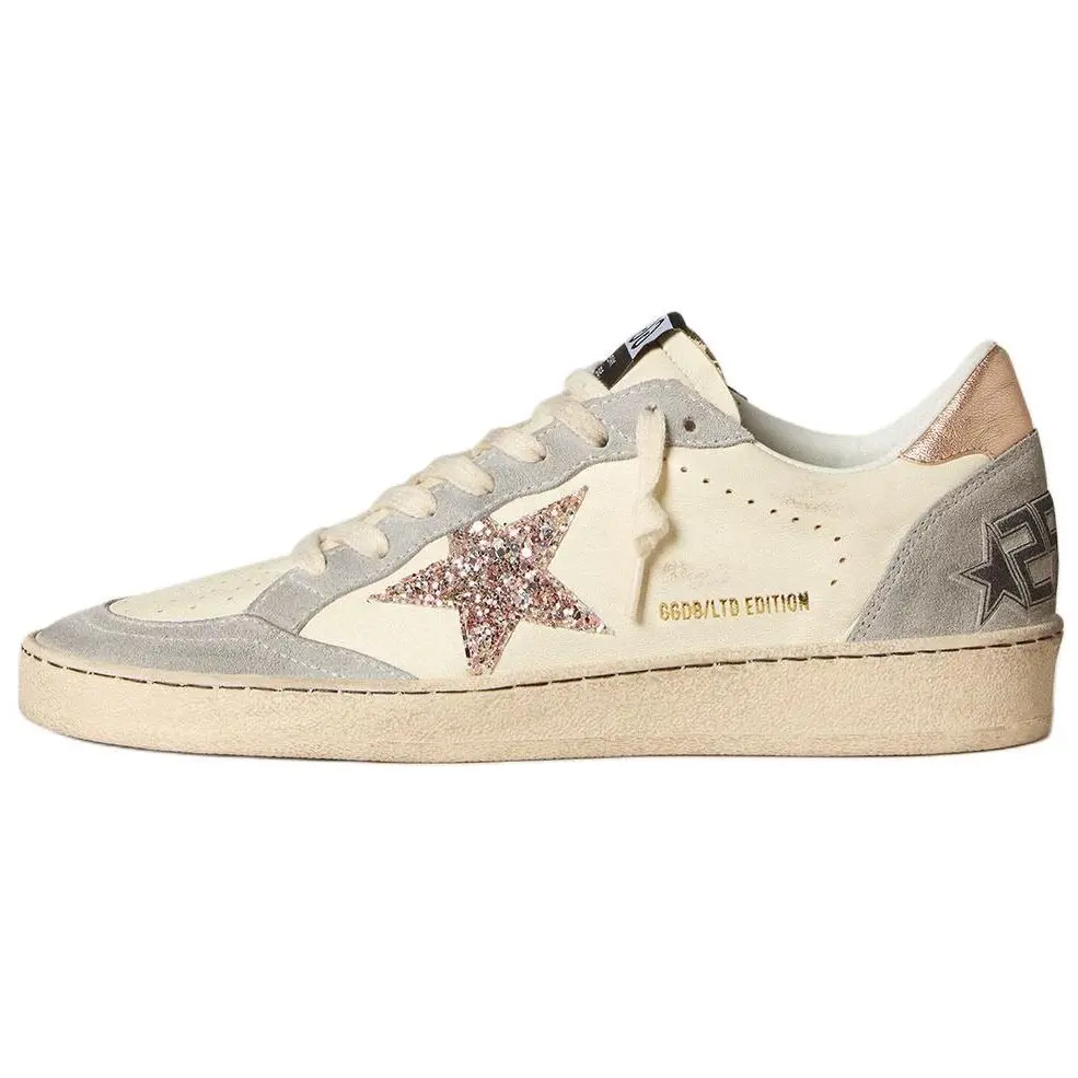Golden Goose Низкие кроссовки для скейтбординга Ball Star LTD, женские, белые