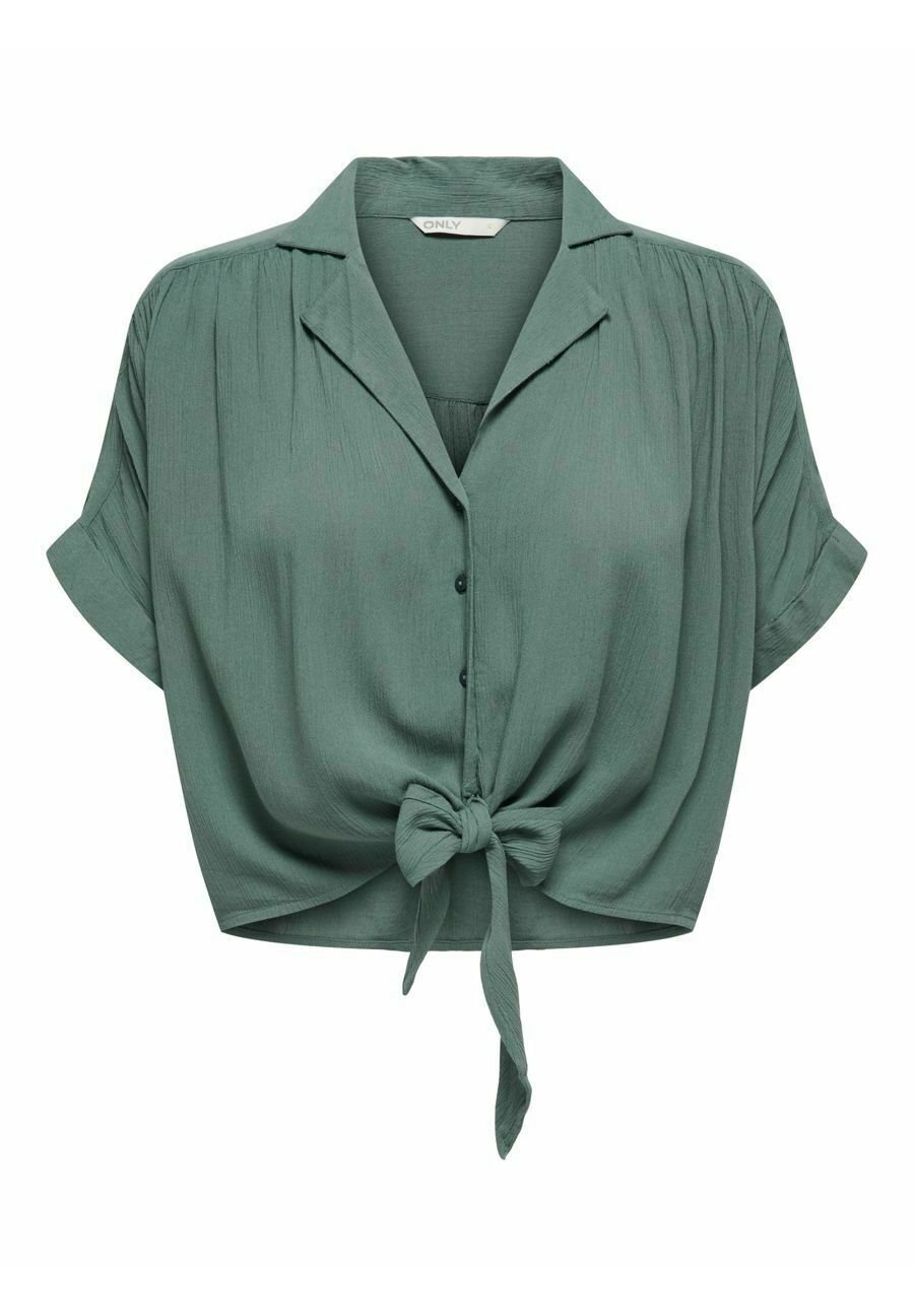 

Рубашка ONLPAULA LIFE TIE SHIRT ONLY, цвет Balsam Green