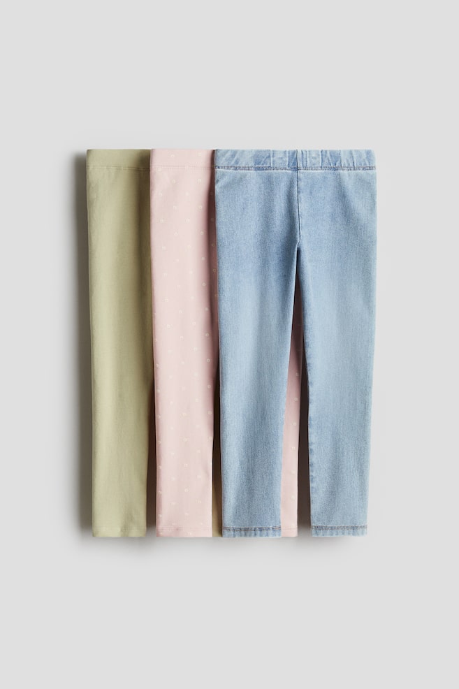 

Упаковка из 3 хлопковых леггинсов H&M, мультиколор