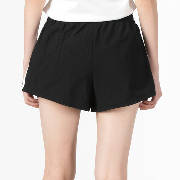 Шорты Essentials 3 полоски тканые шорты свободного кроя Adidas, черный — фото 4