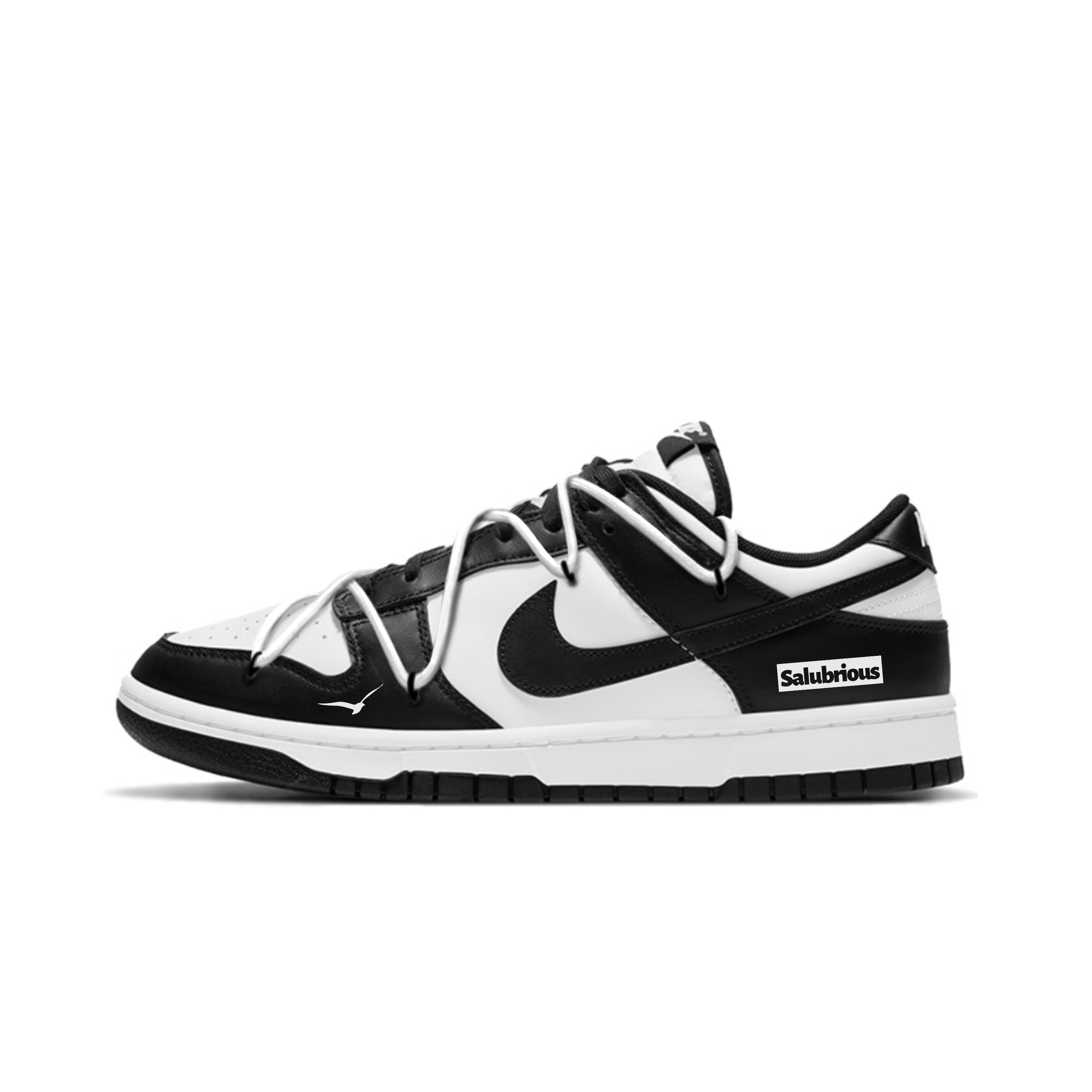 

Детские кроссовки для скейтбординга с амортизацией Dunk Cushioning, износостойкие, низкие, для подростков Nike, белый