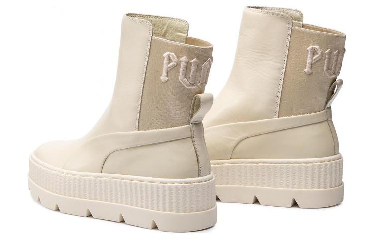 Puma Chelsea Sneaker Boot Rihanna Fenty Vanilla Ice Женские, Экрю — фото 4