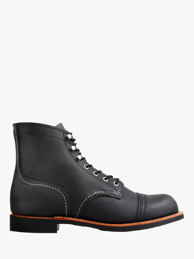 

Рабочие ботинки из промасленной кожи железного рейнджера Red Wing, цвет Black Harness