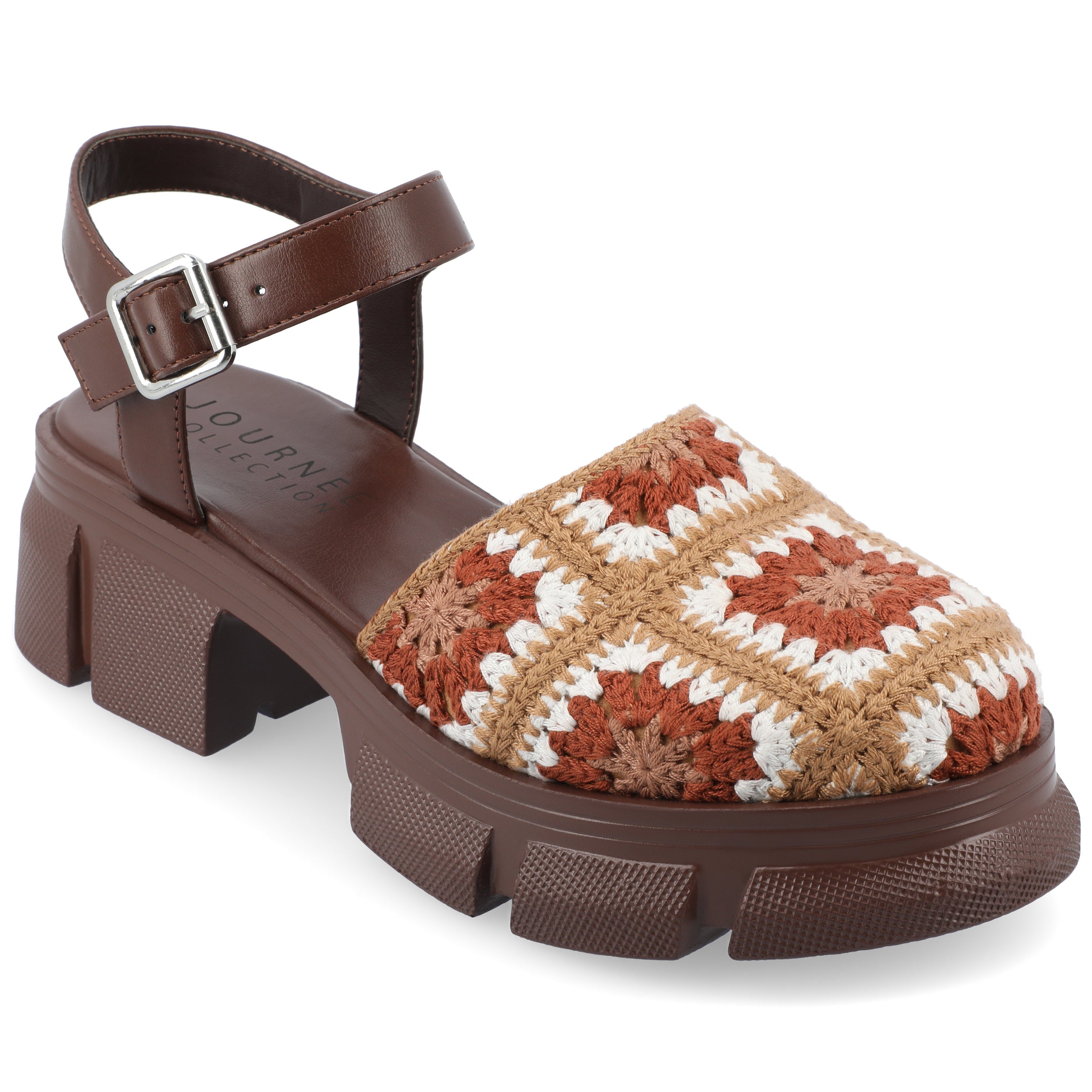 Женские сандалии Tru Comfort Foam Dorit из коллекции Journee, коричневый