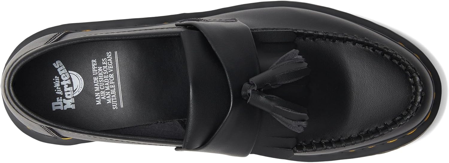 Dr. Martens Unisex-Adult Vegan Adrian, Black Felix Rub Off — фото 3