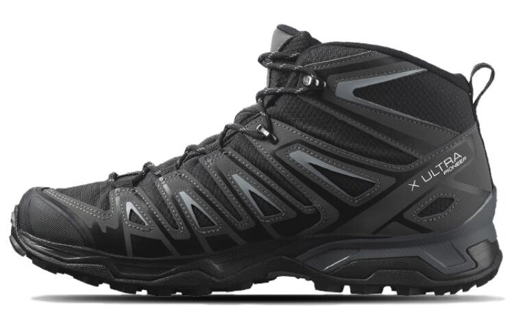

X Ultra Pioneer Кроссовки для походов унисекс среднего размера, черные Salomon