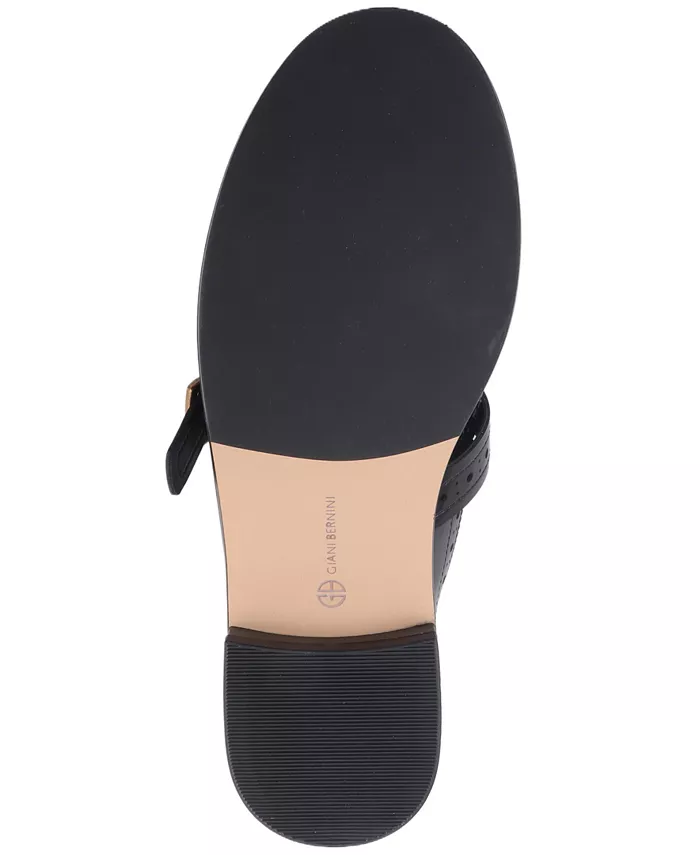 Женские лоферы Lorelaii с килтом и пряжкой, созданные для Macy's Giani Bernini, черный — фото 4