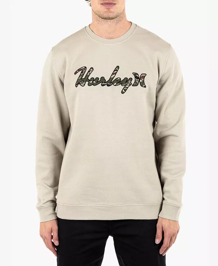 

Мужская толстовка Forest Camo Crew Hurley, коричневый/бежевый
