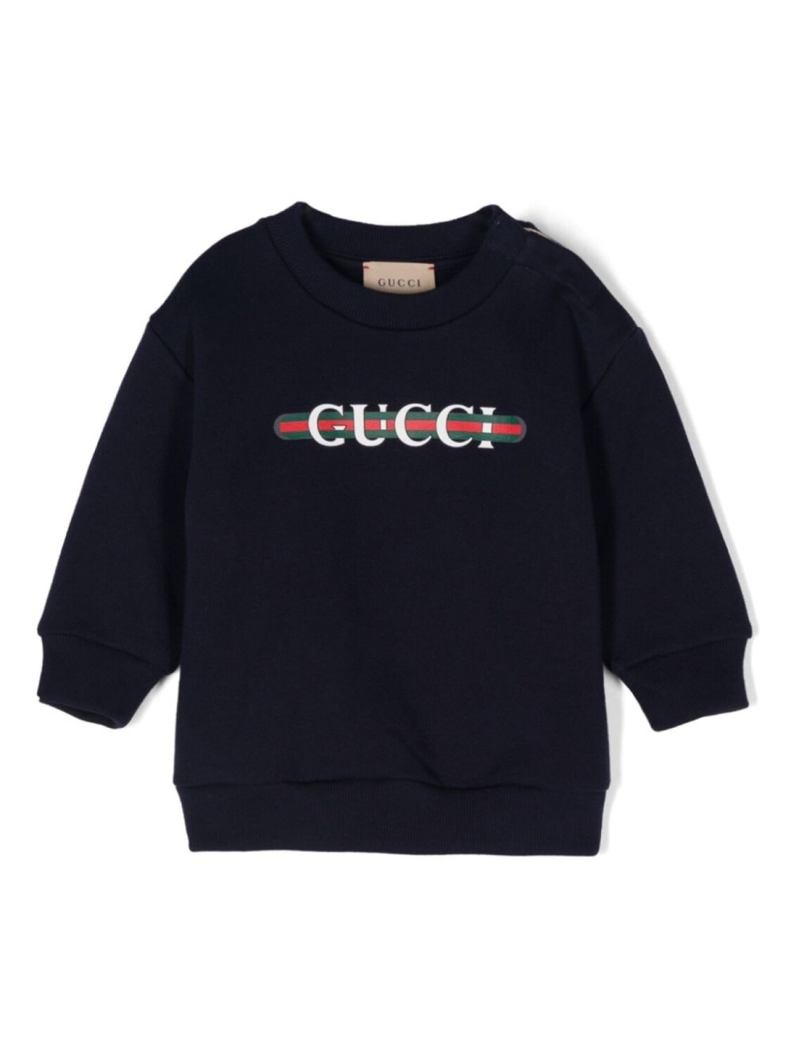 

Gucci Kids толстовка из хлопка с принтом, синий