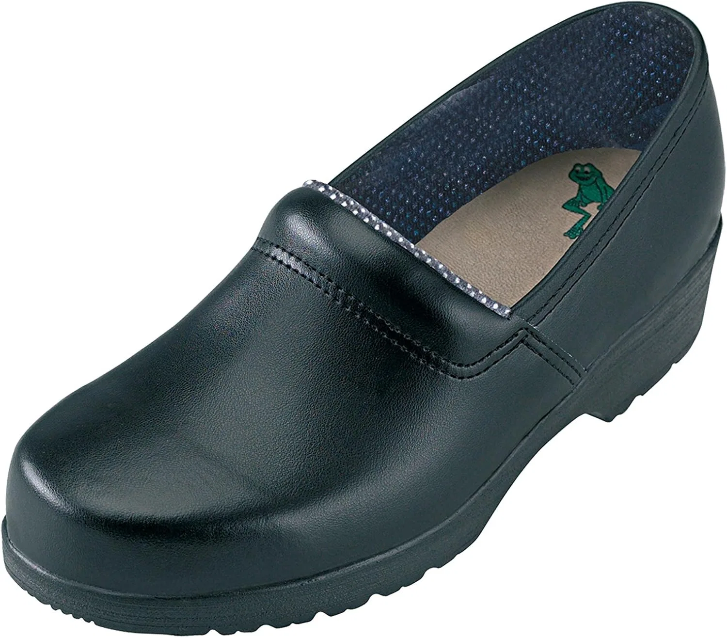 Закрытые защитные сабо Euro-Dan EuroFlex с стелькой Texon, Black
